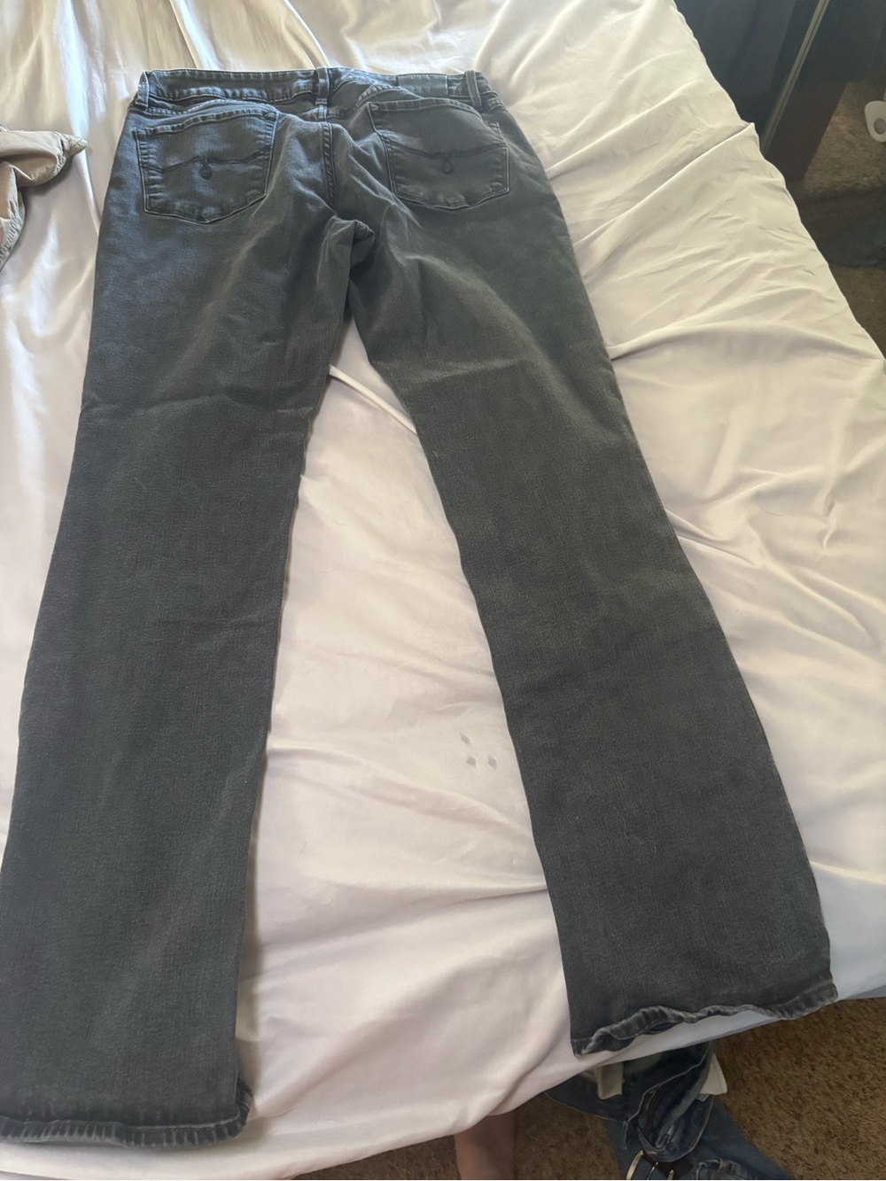 Women’s Dark Gray Bootcut Jeans - Picture 2 of 5